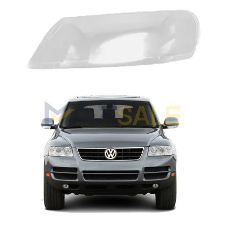 Ляво стъкло за фар на VW Touareg (2004-2007)