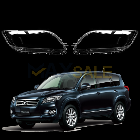 Комплект стъкла за фарове на Toyota Rav4 Vanguard (2007-2016), ляво и дясно 