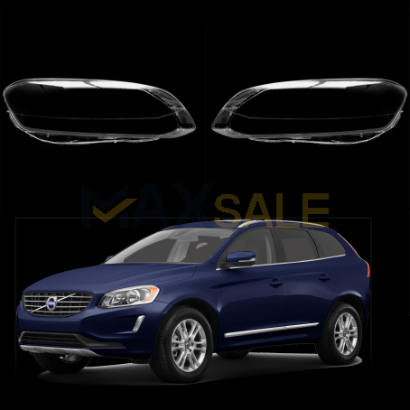 Комплект стъкла за фарове на Volvo XC60 (2014-2016), ляво и дясно 
