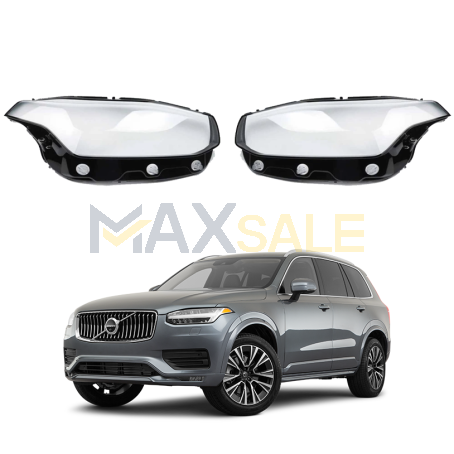 Комплект стъкла / капаци за фарове Volvo XC90 (15-23), ляво и дясно 