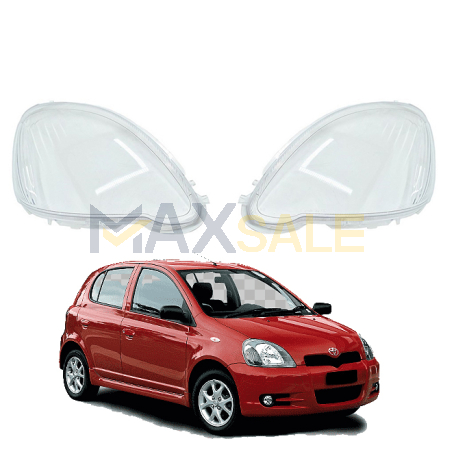 Комплект стъкла / капаци за фарове Toyota Yaris (03-05), ляво и дясно 