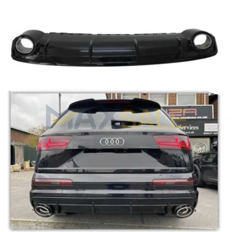 Дифузьор за задна броня с SQ7 визия за Audi Q7 (2015-2019)