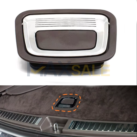 Дръжка за кора на багажник за Mercedes-Benz A B C CLA GLA GLC GL GLE GLS ML, мока с хром