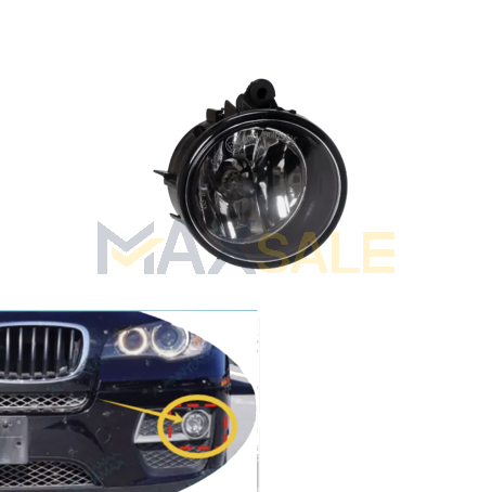 Ляв халоген за BMW E71 X6 фейслифт (2008-2014)