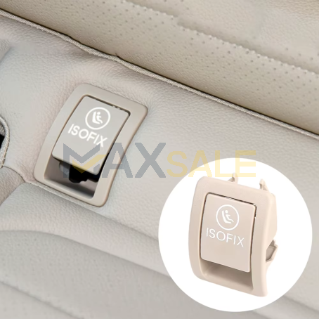Бежово капаче цяло за isofix / изофикс на Mercedes GLC W253 EQC W293 (2015-2023)