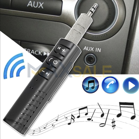 Bluetooth адаптер за AUX 3.5мм – Безжичен аудио приемник за автомобил, слушалки и уреди