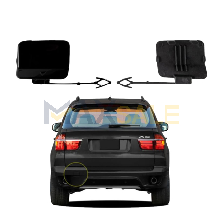 Дясно капаче за куката на задната броня на BMW X5 E70 facelift (11-13)