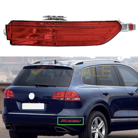Рефлектор за задна броня за VW Touareg 7P (2010–2014), Десен, дълга част