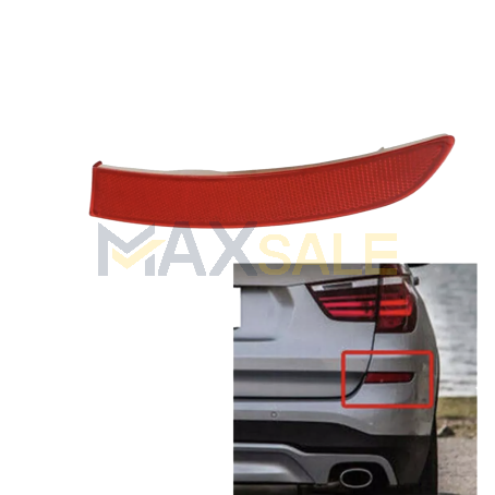 Светлоотразител / рефлектор за задна броня на BMW X3 F25 LCI / Facelift (2015-2017), Десен