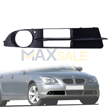 Решетка за десен халоген в предна броня на BMW 5 серия E60 E61 (2003-2010)