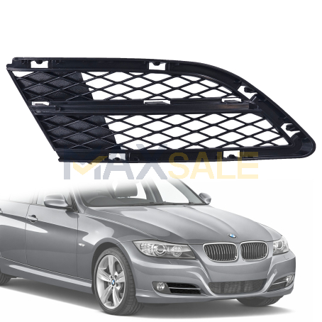 Решетка за десен халоген в предна броня на BMW 3 серия E90 E91 LCI / Facelift (2008-2012)