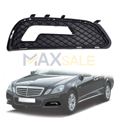 Решетка за лява извита дневна светлина на предна броня на Mercedes E class W212 (2009-2013)