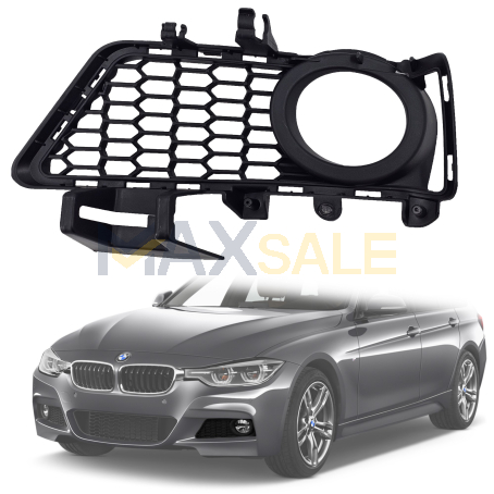 Решетка за ляв халоген на BMW 3 серия F30 F31 LCI / Facelift M пакет (2014-2019)