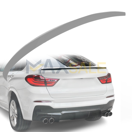Лип спойлер за багажник модел В / P на BMW X4 F26 (2014-2018), подготвен за боядисване