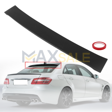 Заден спойлер за таван голям вариант на Mercedes E class W212 (2009-2016), черен гланц