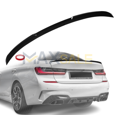 Лип спойлер за багажник M3 style на BMW 3 серия G20 (2020+), черен гланц