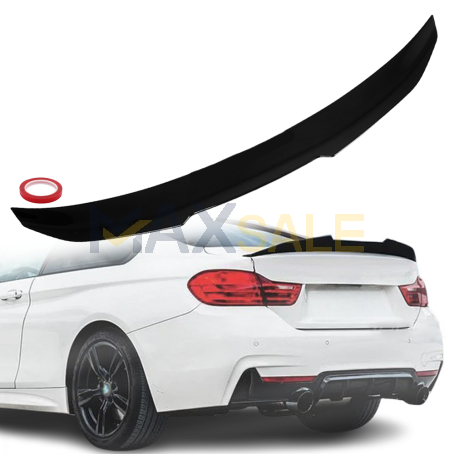Заден спойлер за багажник PSM style на BMW 4 серия F32 (13-20), черен гланц