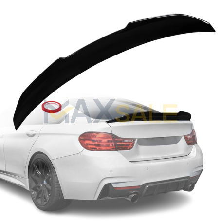 Заден спойлер за багажник PSM style на BMW 4 серия F36 (2013-2020), черен гланц