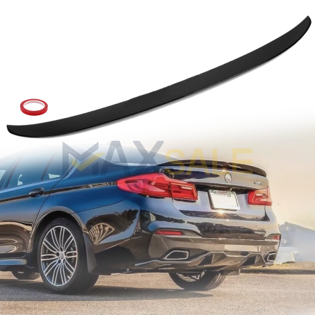 Лип спойлер за багажник Performance style на BMW 5 серия G30 (2018-2024), черен гланц