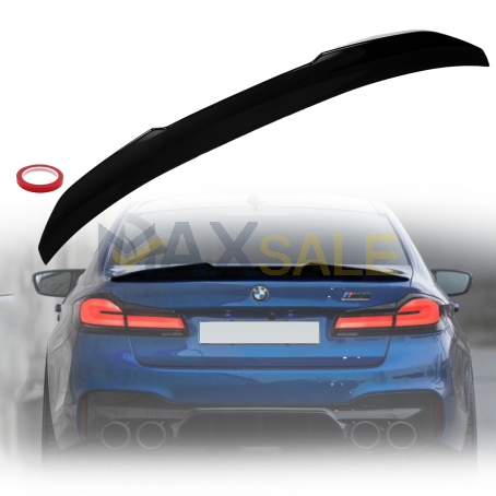 Лип спойлер за багажник PSM style на BMW 5 серия G30 (2018-2024), черен гланц