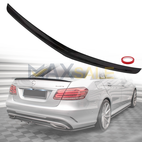 Заден спойлер за багажник AMG style на Mercedes E class W212 (2008-2015г.), черен гланц