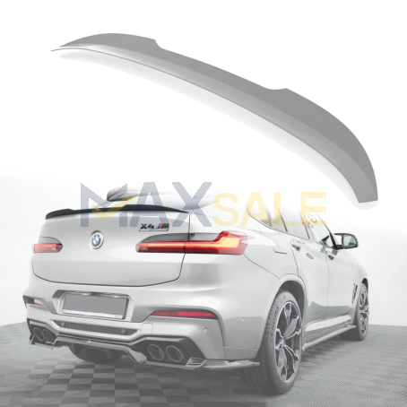 Заден лип спойлер за багажник на BMW X4 G02 (2019+), подготвен за боядисване