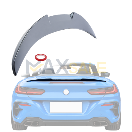 Заден спойлер за багажник на BMW  8 серия G14 G16 F93 (2018+), черен гланц