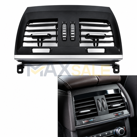 Заден въздуховод / решетка в черно за BMW X5 X5M X6 X6M F15 F85 F16 F86 с 4 зони, Модел B