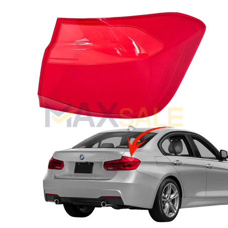 Външно стъкло за десен стоп на BMW 3 серия F30 LCI / facelift (2016-2018)
