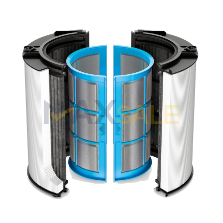 Двуслоен HEPA филтър с активен въглен за въздухопречиствател Dyson Purifier TP09 Hot+Cool Formaldehyde