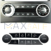 Комплект 10бр бутони за управление на климатик Модел B за Mercedes C class GLK W204 X204 (2007-2015)