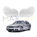 Комплект стъкла за фарове на Mercedes-Benz C class W203 (97-01), ляво и дясно 