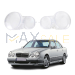 Комплект стъкла за фарове на Mercedes-Benz E class W210 (00-03)