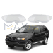 Комплект стъкла за фарове на BMW X5 E53 (00-03), ляво и дясно 