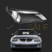 Дясно стъкло за фар на BMW 5 E60 E61 с Dinamic drive, (06-10)