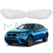 Комплект стъкла за фарове за BMW X6 F16 2014-2017, ляво и дясно 