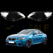 Комплект стъкла / капаци за фарове за BMW 2 Серия F22 F23 (12-17), ляво и дясно 
