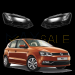 Комплект стъкла / капаци за фарове VW Polo (10-17), ляво и дясно