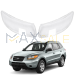Комплект стъкла / капаци за фарове Hyundai Santa Fe (2006-2012), ляво и дясно 