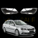 Комплект стъкла / капаци за фарове Skoda Superb 2 Facelift (13-15), ляво и дясно 