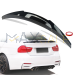 Лип спойлер за багажник M4 style на BMW 3 серия E90 (2005-2011), черен гланц