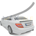 Лип спойлер за багажник на Mercedes C class W204 (2006-2014), подготвен за боядисване