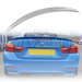 Лип спойлер за багажник Performance style на BMW 4 серия F33 (2013-2020), подготвен за боядисване