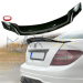 Лип спойлер за багажник R style на Mercedes C class W204 (2006-2014), черен гланц