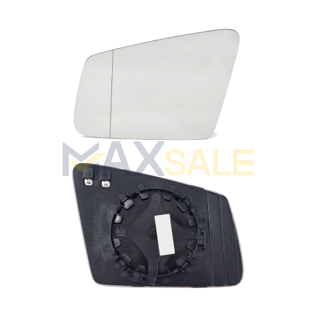 Ляво стъкло за странично огледало с подгрев за Mercedes A B C CLA E class W176 W246 W204 C117 W212