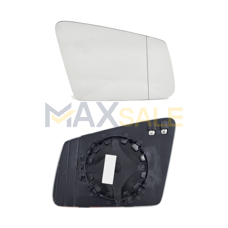 Дясно стъкло за странично огледало с подгрев за Mercedes A B C CLA E class W176 W246 W204 C117 W212