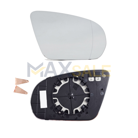 Дясно асферично стъкло за странично огледало на Mercedes C E S GLA GLB GLC class W205 W213 W222 X253 (2013-2015)