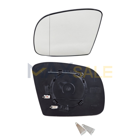Ляво стъкло за странично огледало с подгрев за Mercedes GL M class X164 W163 (2001-2009)