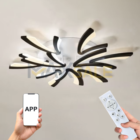 LED абажур с елегантен дизайн с APP и дистанционно управление