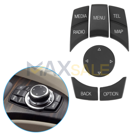 Бутони / копчета за CIC навигация Модел B за BMW F серия 1 2 3 4 5 6 7 серия X3 X4 X5 X6